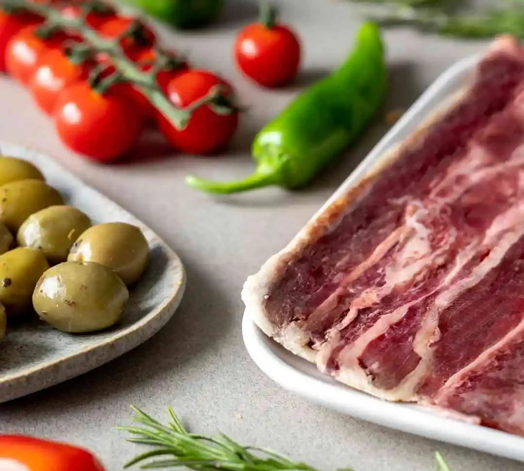 Bacon halal de boeuf pièce | Pancetta halal