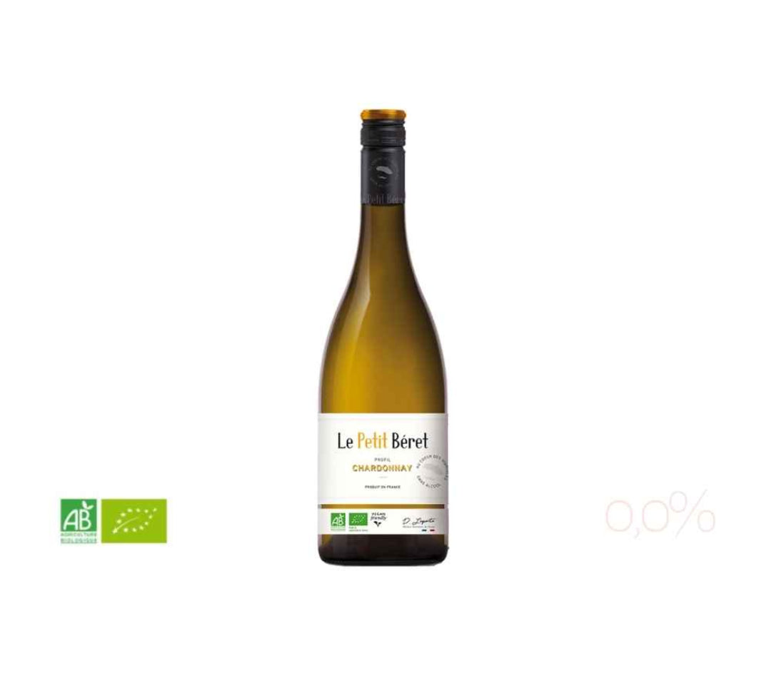 Vin sans alcool | Chardonnay BIO | Le petit Beret