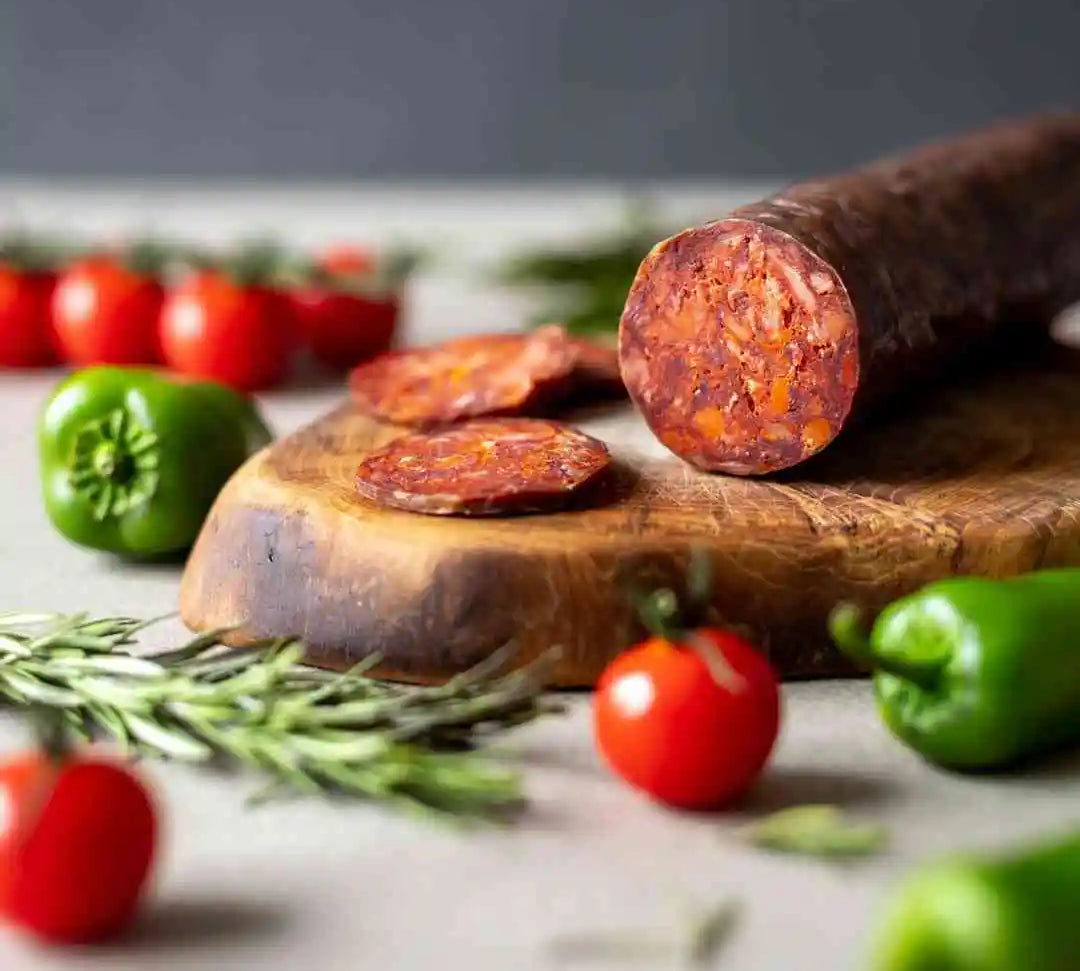 Chorizo halal de boeuf artisanal élaboré en Andalousie