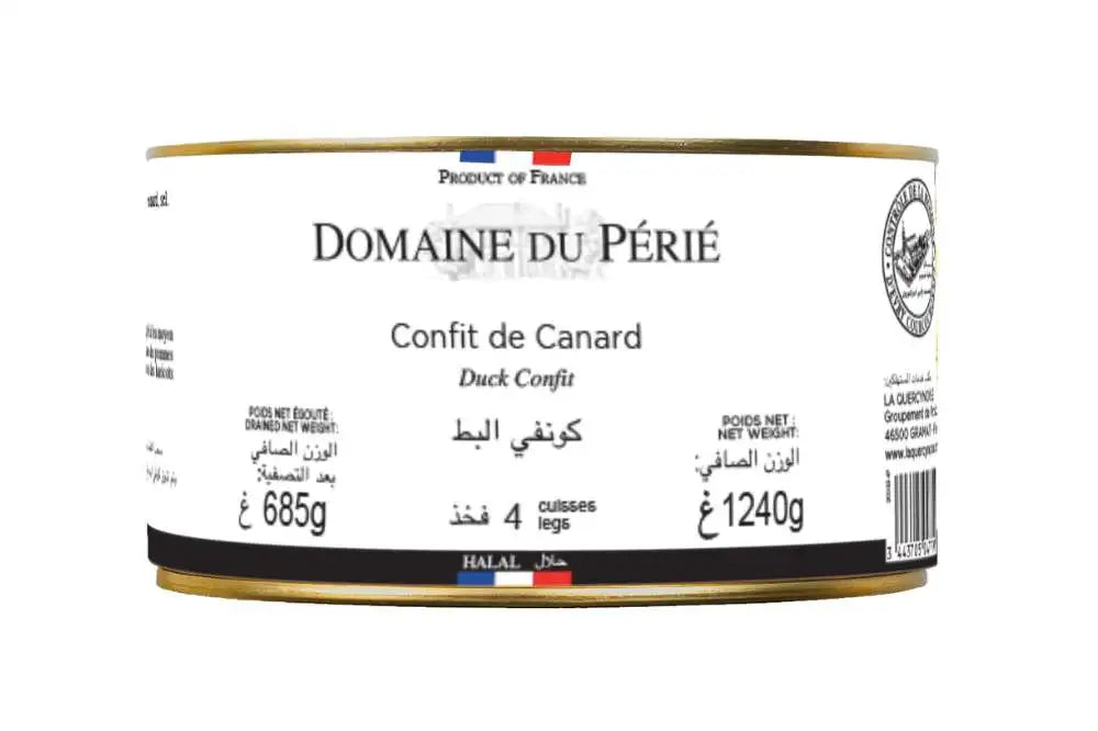 Confit de canard halal | 4 cuisses de canard halal confites