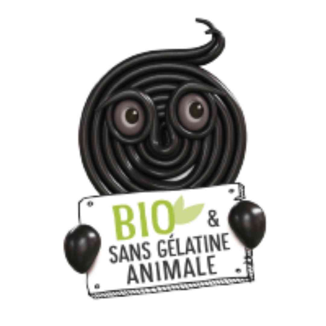 Bonbon halal BIO sans gélatine animale, par exemple la réglisse halal