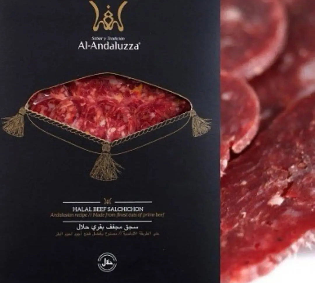 saucisson halal sec en tranches  | Al-Andaluzza