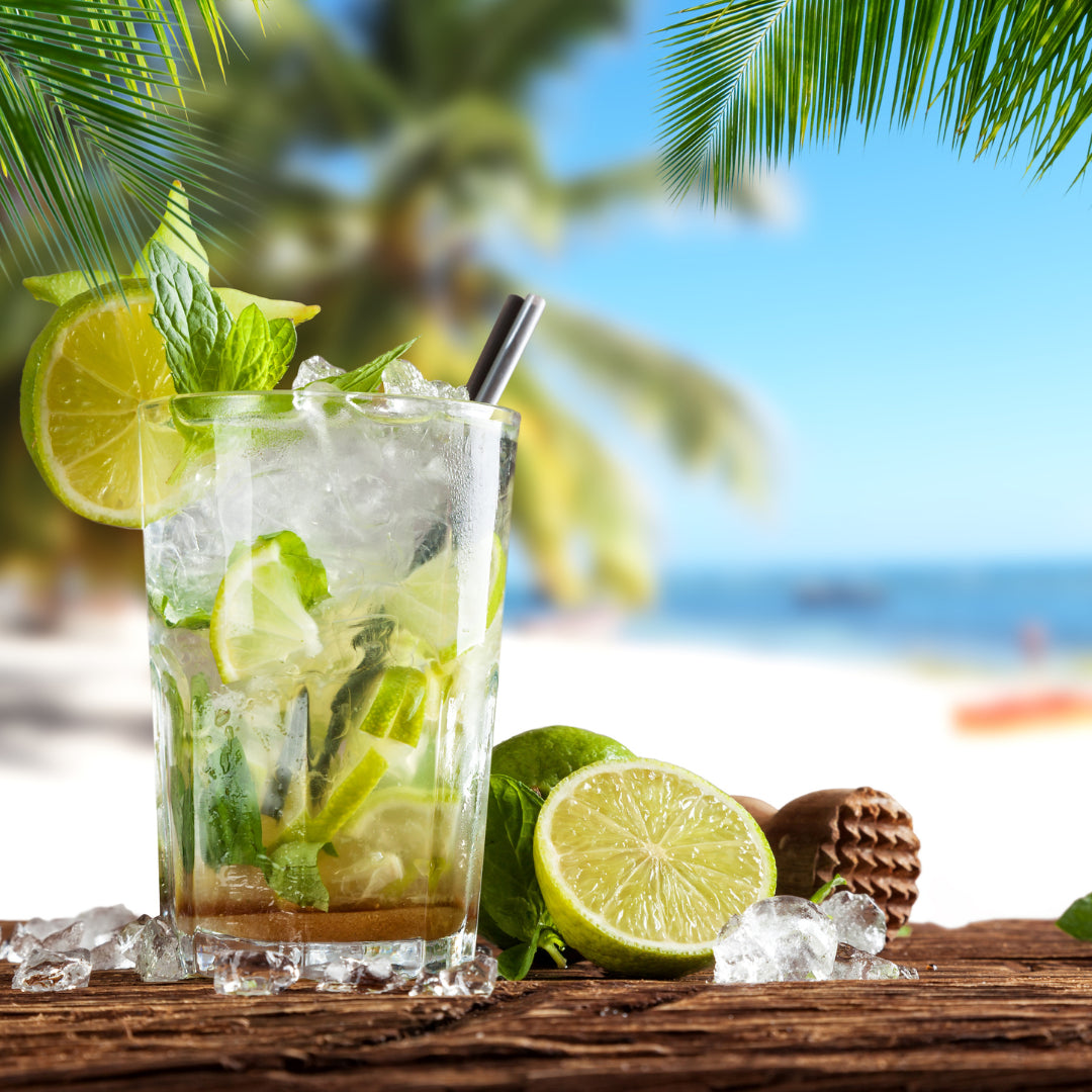 Virgin mojito, cocktail sans alcool à base de rhum sans alcool