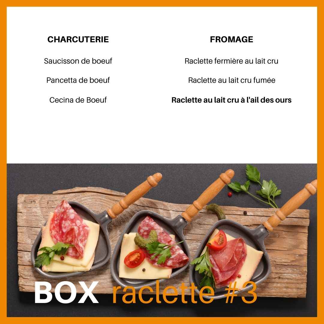 Colis charcuterie Raclette - 8 à 10 personnes