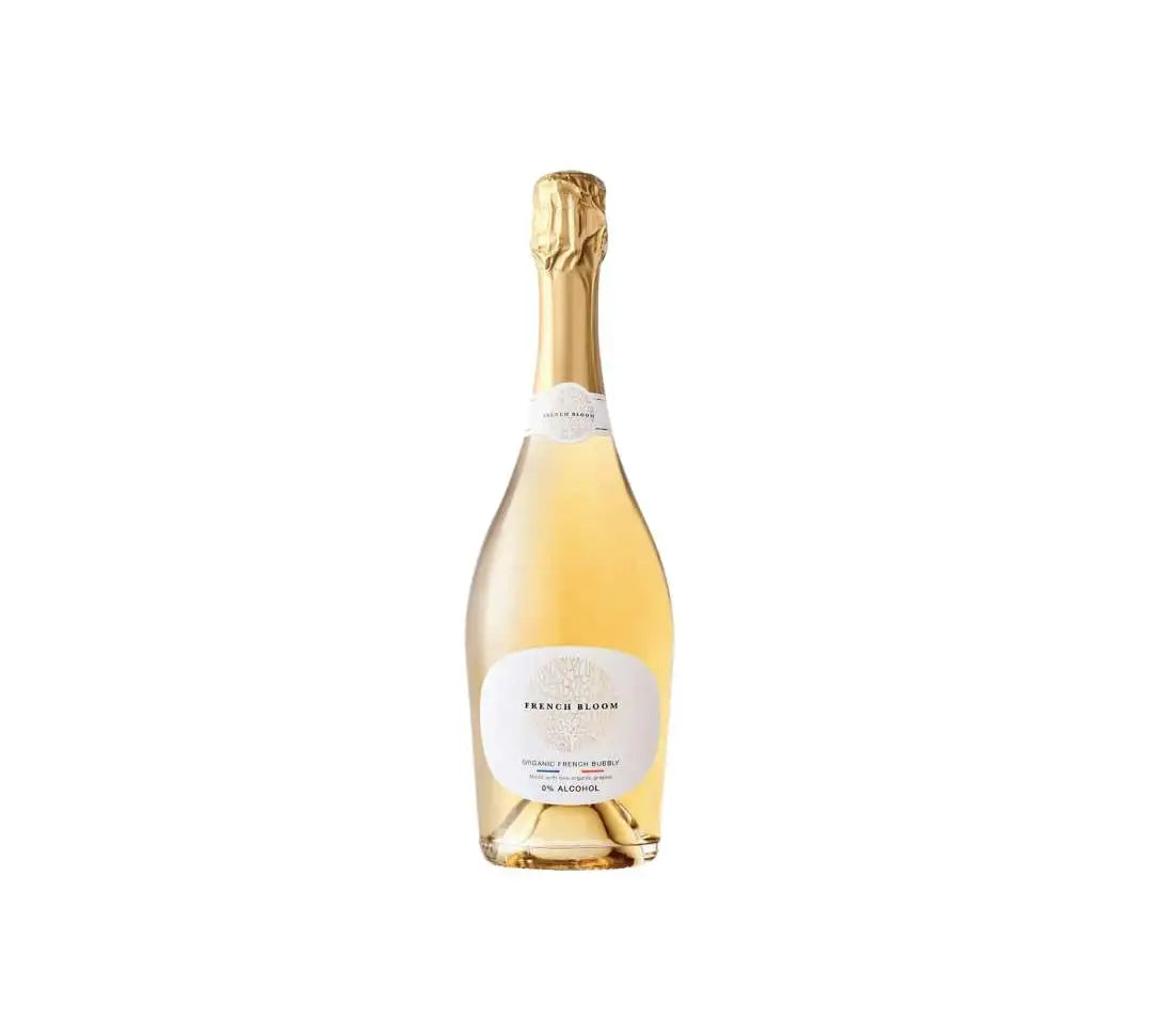 Le Blanc French Bloom | Vin pétillant sans alcool bio français comme un champagne sans alcool