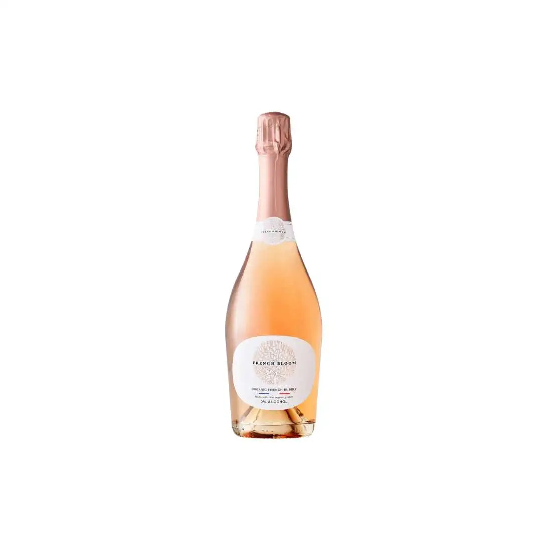 Rose Frenc Bloom, als een halal gecertificeerde rosé alcoholvrije champagne