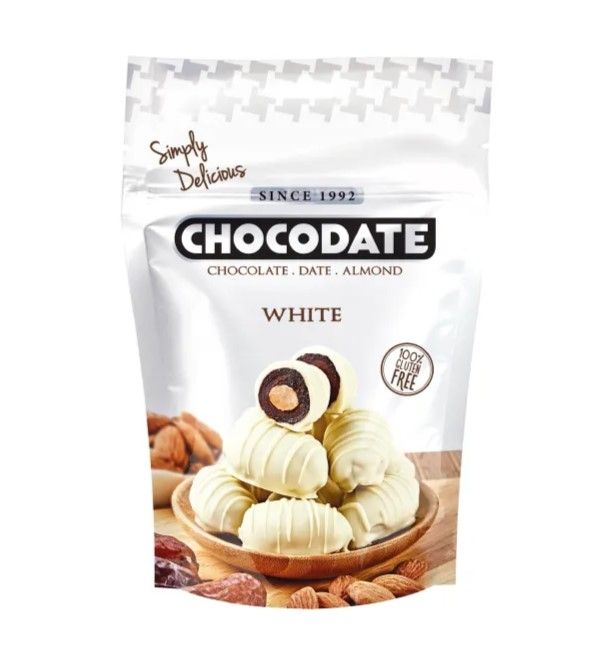 CHOCODATE White au chocolat blanc Made in dubai