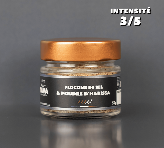 Pot de flocons de sel de Maldon à la harissa Tava Hada Pilpelta 50 g