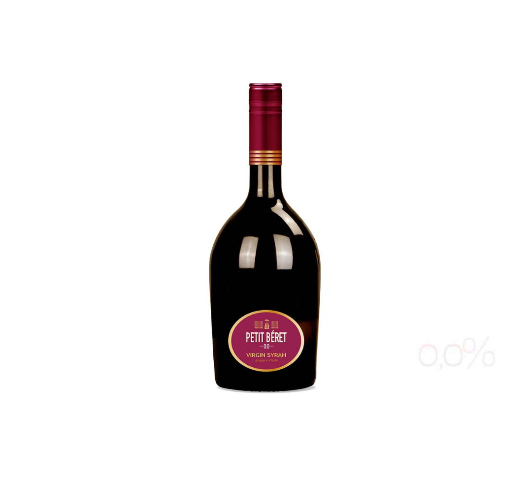 Vin rouge sans alcool virgin Syrah Le Petit Béret