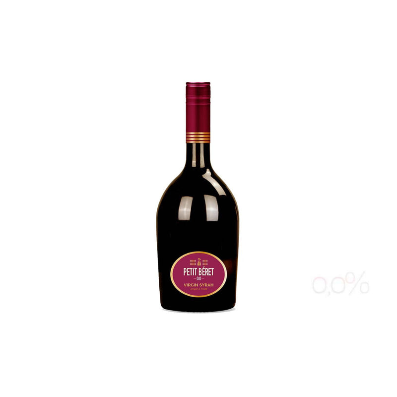 Vin rouge sans alcool virgin Syrah Le Petit Béret