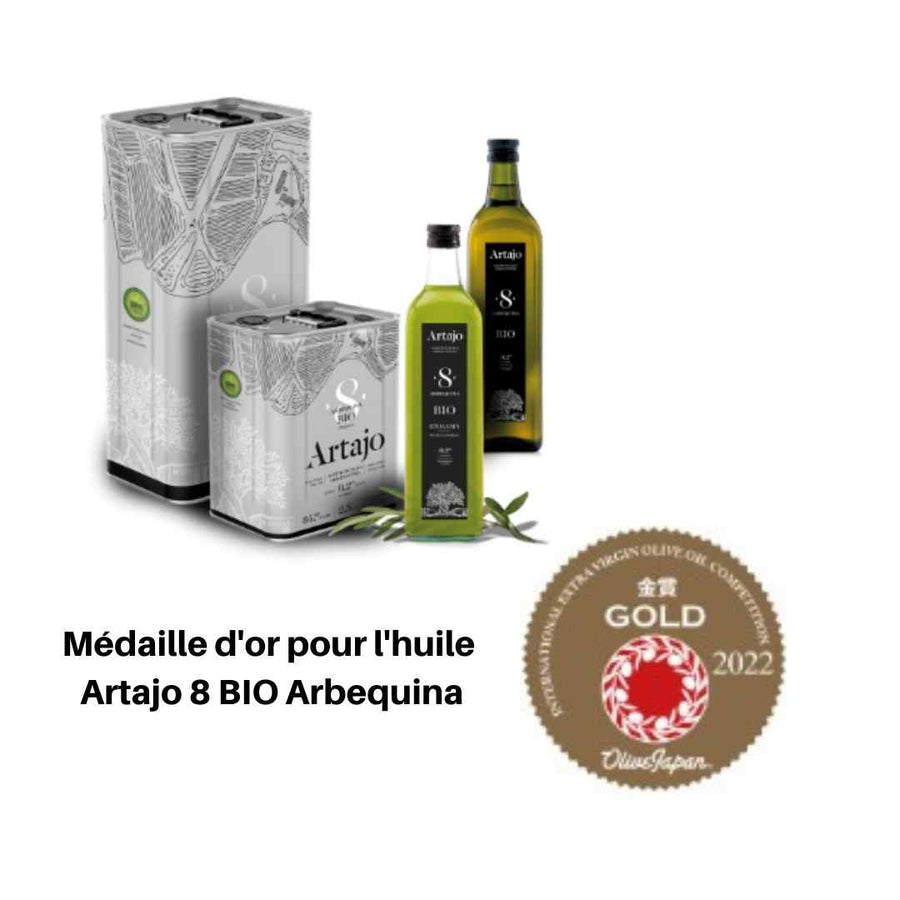 Huile d'olive médaillé d'or Olive Japan 2022