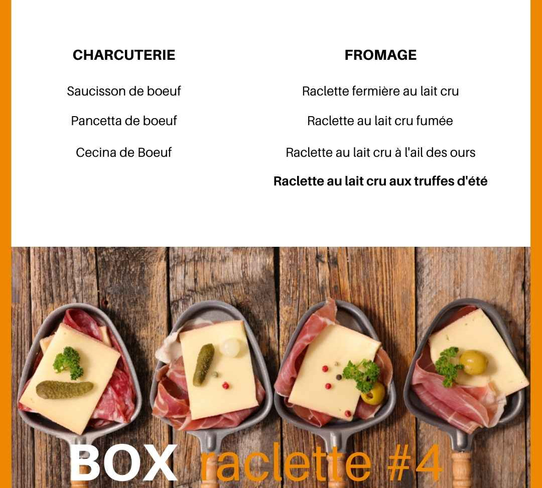 Box Raclette halal à la truffe d'été