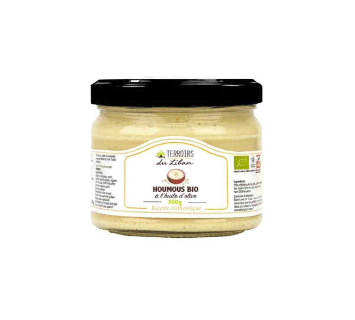 houlous bio à l'huile d'olive BIO Terroirs du Liban