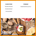 Box raclette halal #1 : assortiment de charcuterie halal et raclette fermière au lait cru